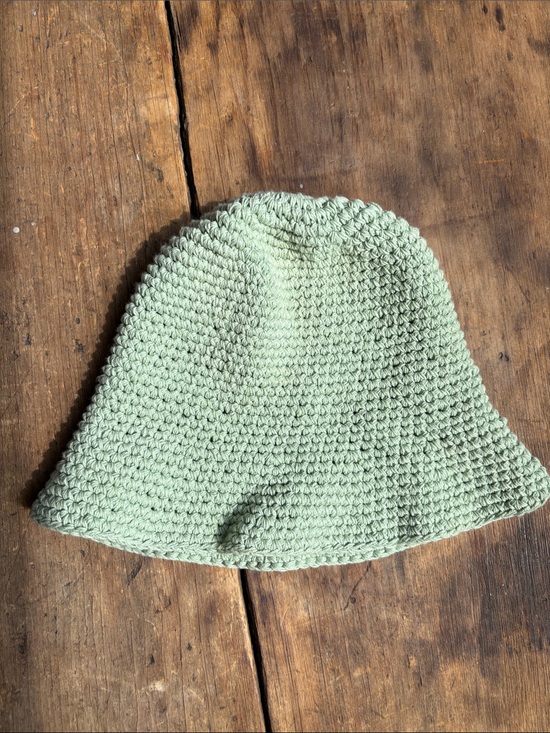 Sunday Best Accessories - Sunday Best Hand-Crocheted Light Green Bucket Hat